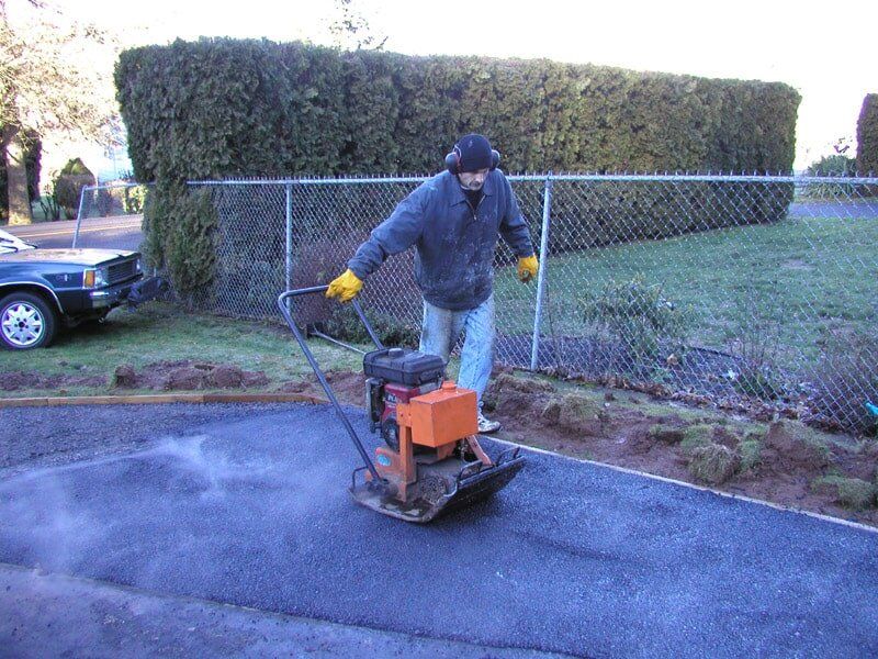 Paving a small RV pad — pavers in Clackamas, OR