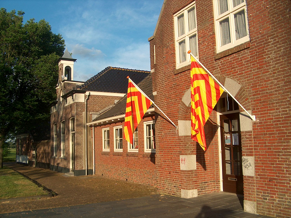 Voorzijde van Huys Egmont in de Slot weg te Egmond aan den Hoef