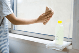Glass cleaning