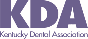 Kentucky Dental Association logo in purple text on a white background