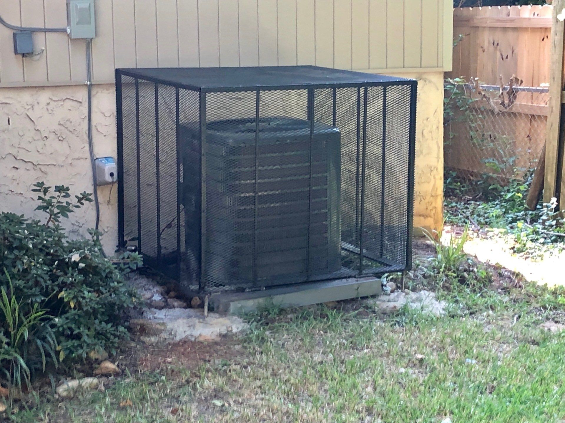 air conditioner security cage