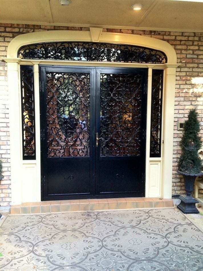 Heavy Forged Iron Security Doors