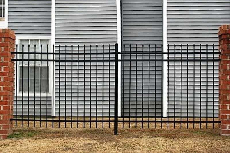 black security fence