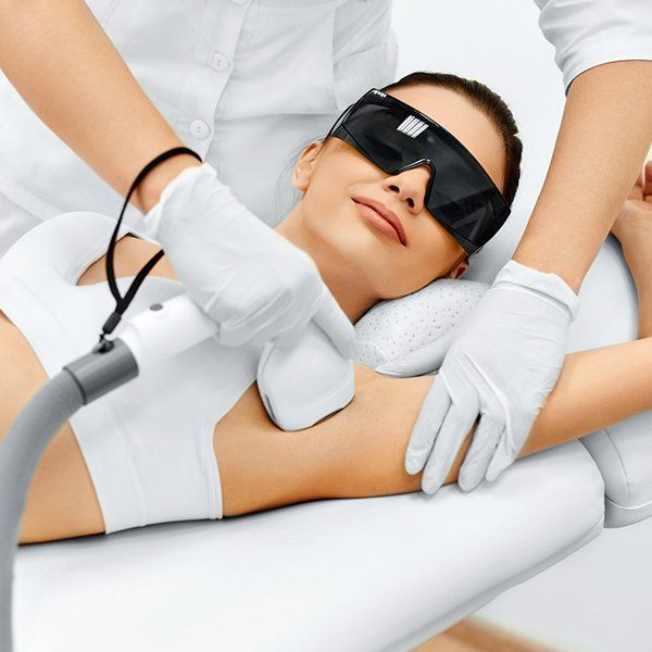 Beautiful Lady on Underarm Hair Session — Fort Worth, TX — Pam Hebert Laser and Electrolysis