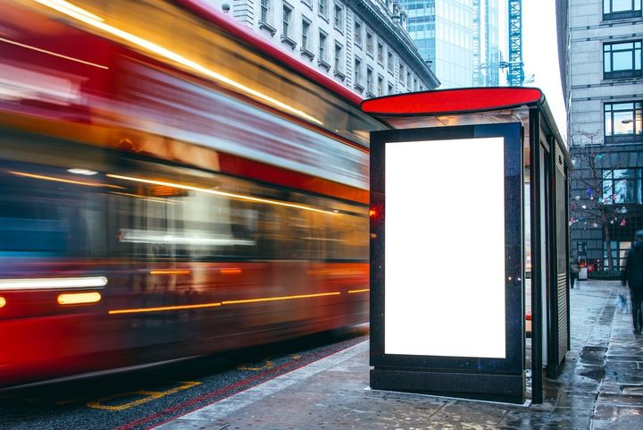 Cartellone pubblicitario a Londra