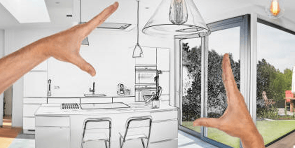 progettazione di cucina componibile