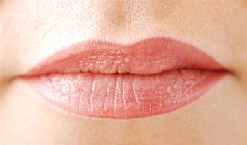 Pigmentierte Lippe