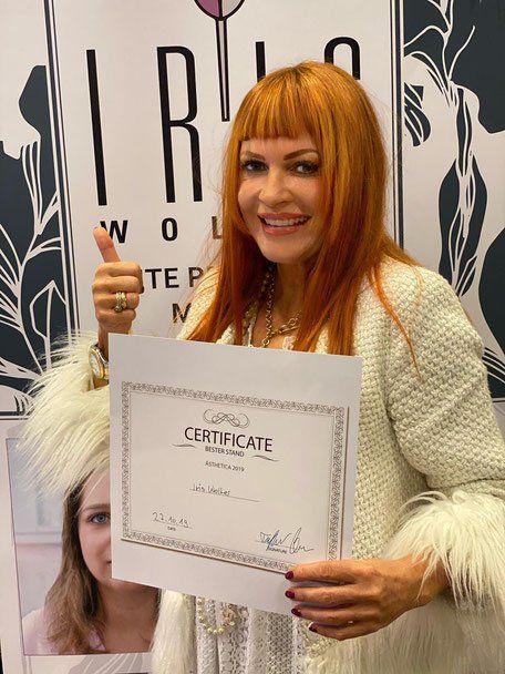 Iris Wolter auf der Beauty Messe