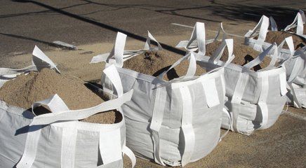 Hessian sacks
