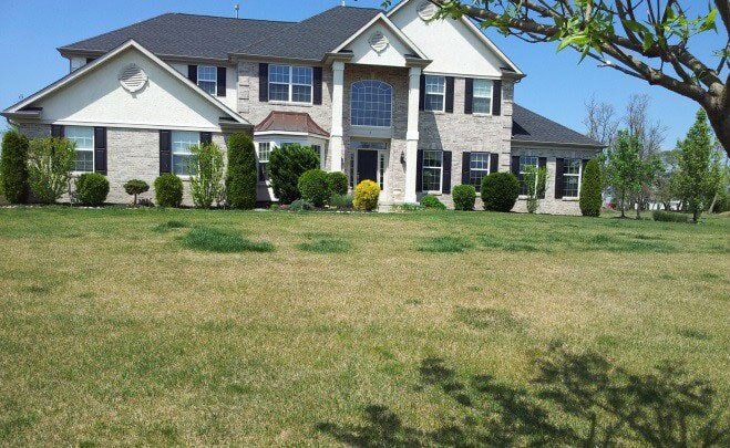 Grass Maintenance — Before Capture of Unfinished Landscape in Carneys Point, NJ Grass Maintenance — Before Capture of Unfinished Landscape in Carneys Point, NJ