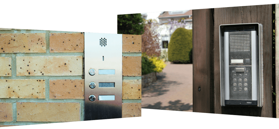 Control access with an intercom system