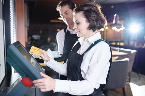 Cashier Lady Talking To A Customer — Easthampton, MA — Forbes Snyder Advanced Business Solutions Cashier Lady Talking To A Customer — Easthampton, MA — Forbes Snyder Advanced Business Solutions