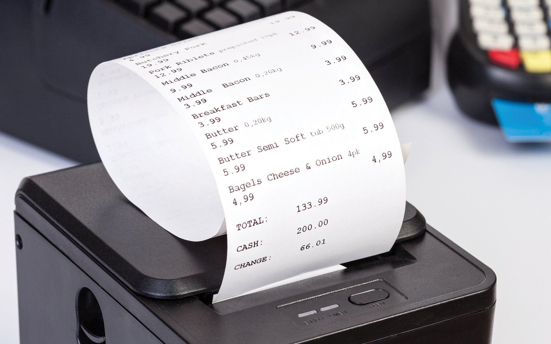 Receipt Printer with Paper Shopping Bill — Easthampton, MA — Forbes Snyder Advanced Business Solutions Receipt Printer with Paper Shopping Bill — Easthampton, MA — Forbes Snyder Advanced Business Solutions