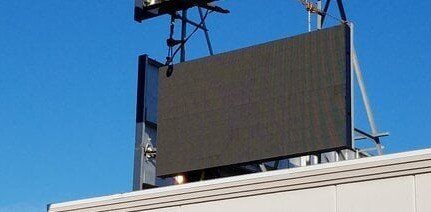 Installed blank sign — sign company in Albany, NY