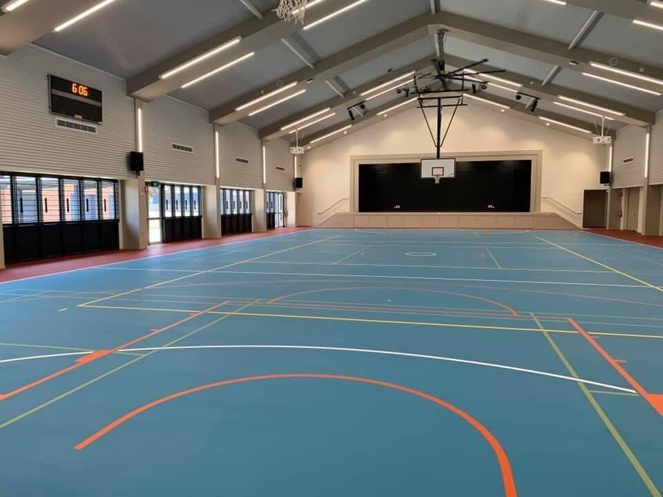 Basketball Court With Stage — Plumbing & Draining Service in Townsville, QLD