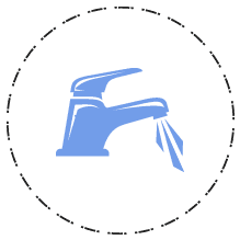 leaking tap vector