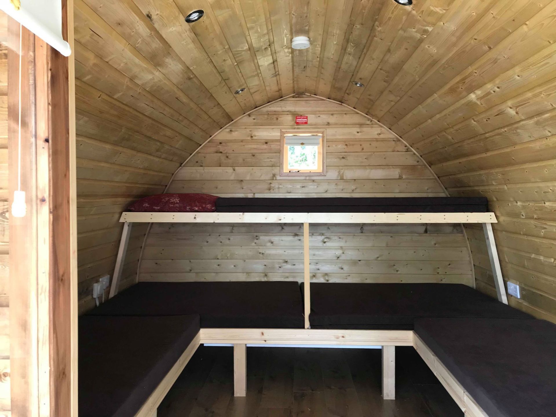 Interior of Carrick Lodge Glamping Pod