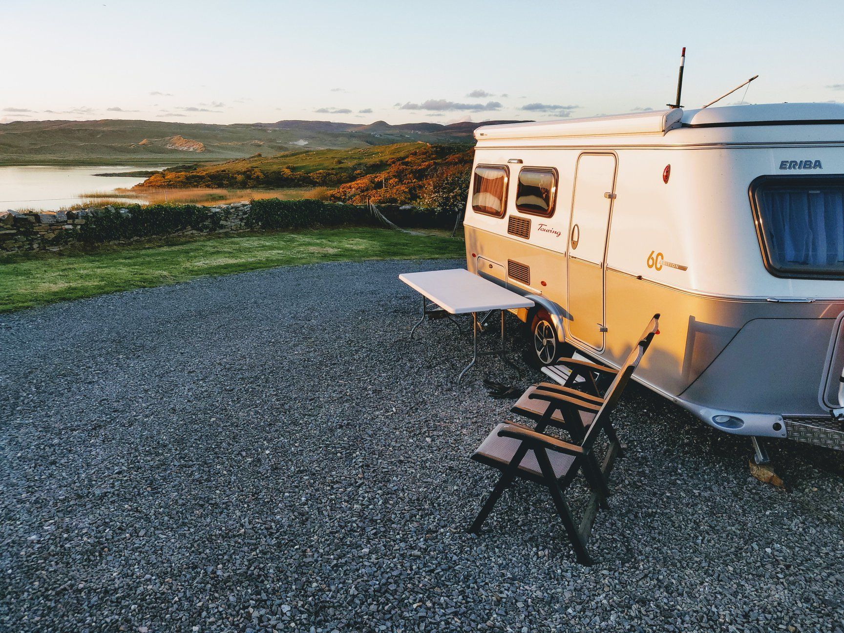 Pitches at Dunfanaghy Holiday Village Corcreggan Mill