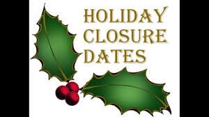 Holiday closure dates CampingNI Holiday closure dates CampingNI