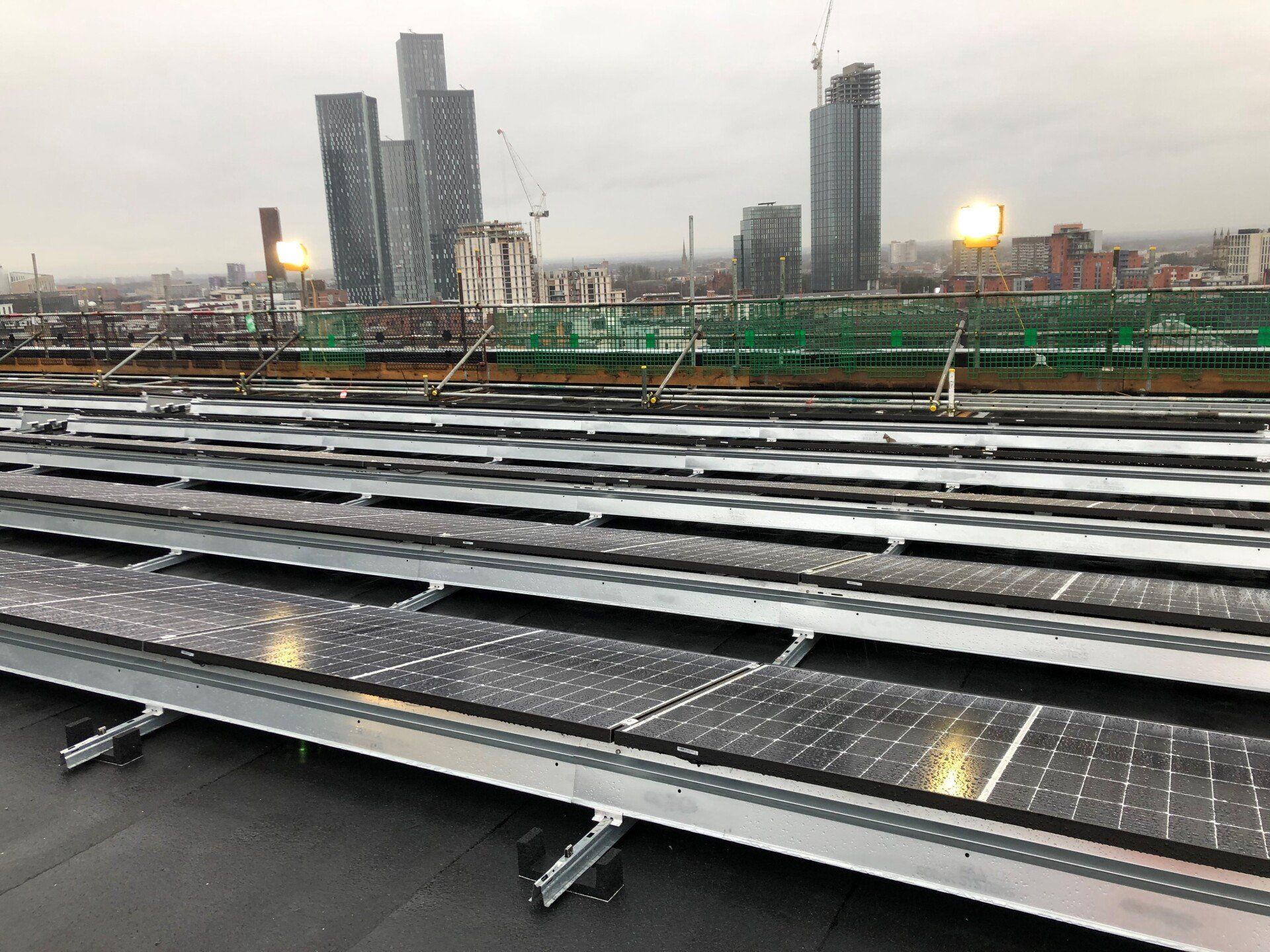 manchester goods yard solar installation