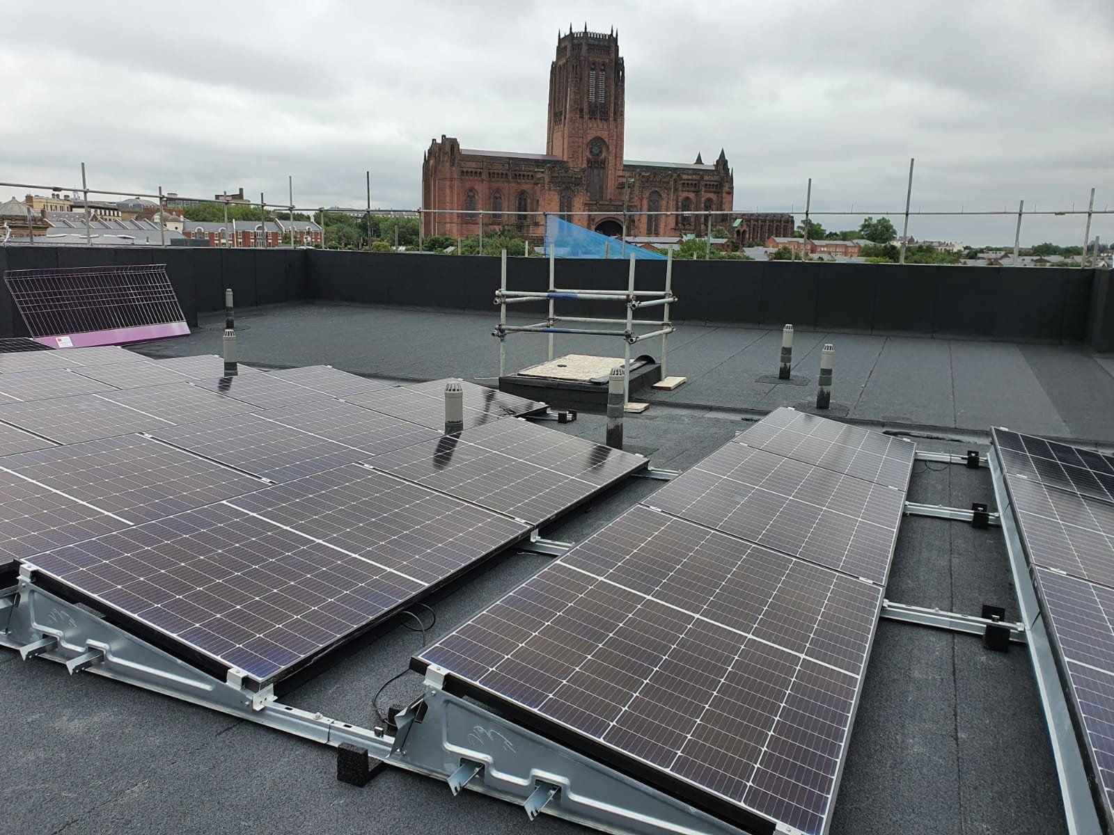 liverpool city centre solar install