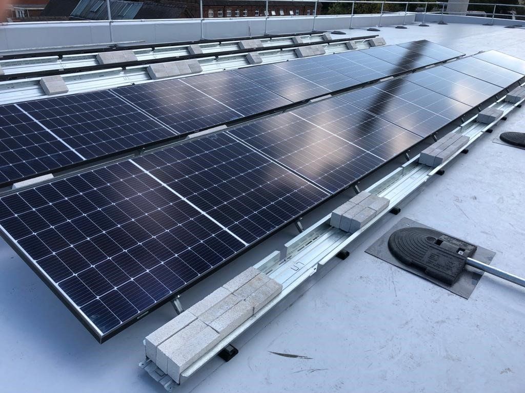 carters green solar installation