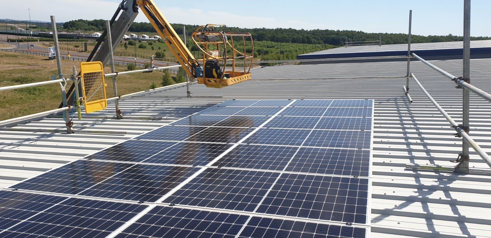 doncaster airport solar installation