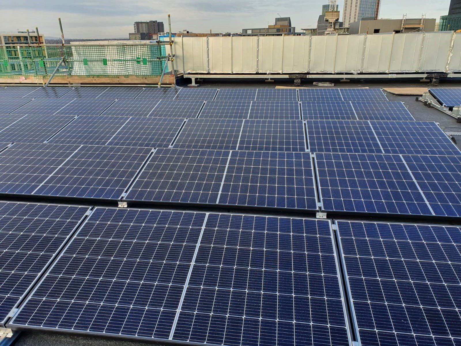 liverpool city centre solar panel installation