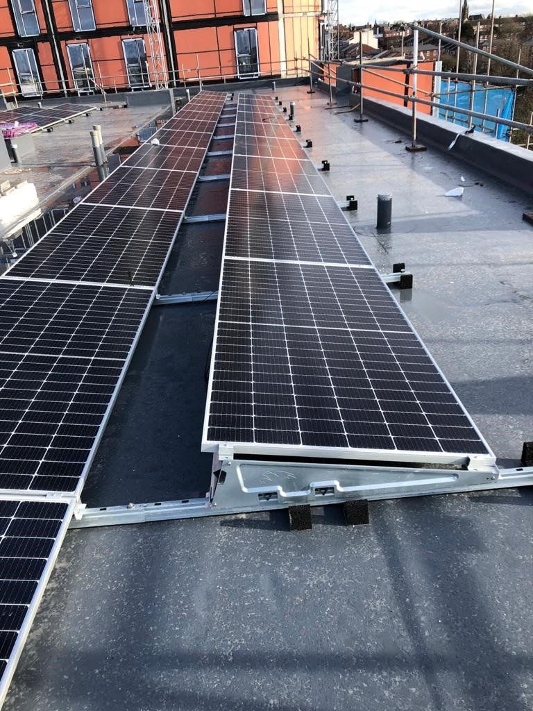 liverpool city centre solar panel installation