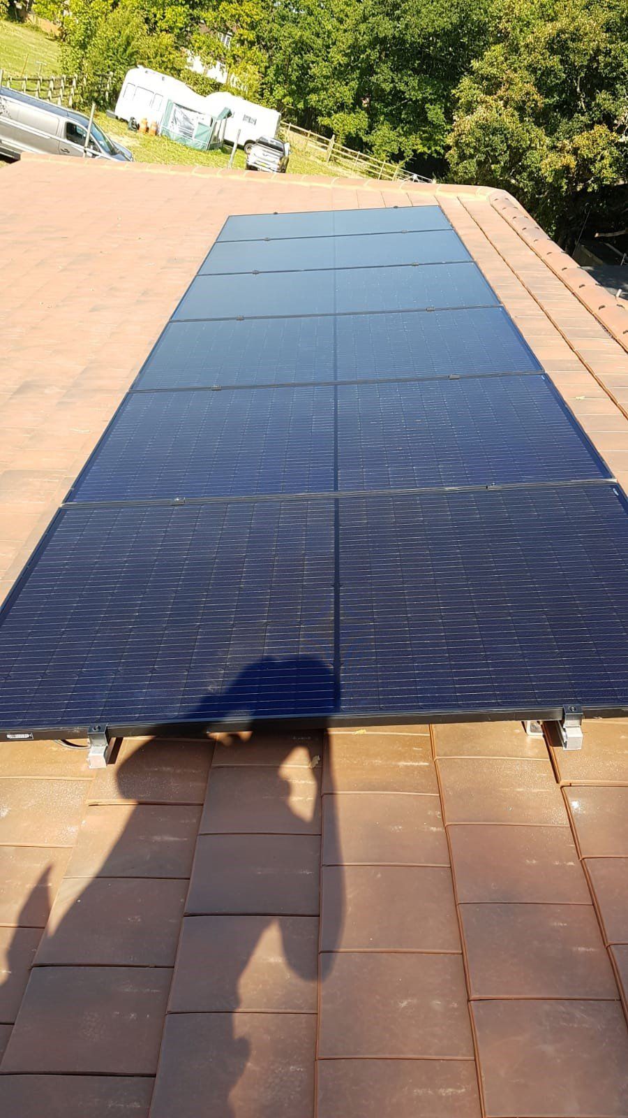 domestic solar install