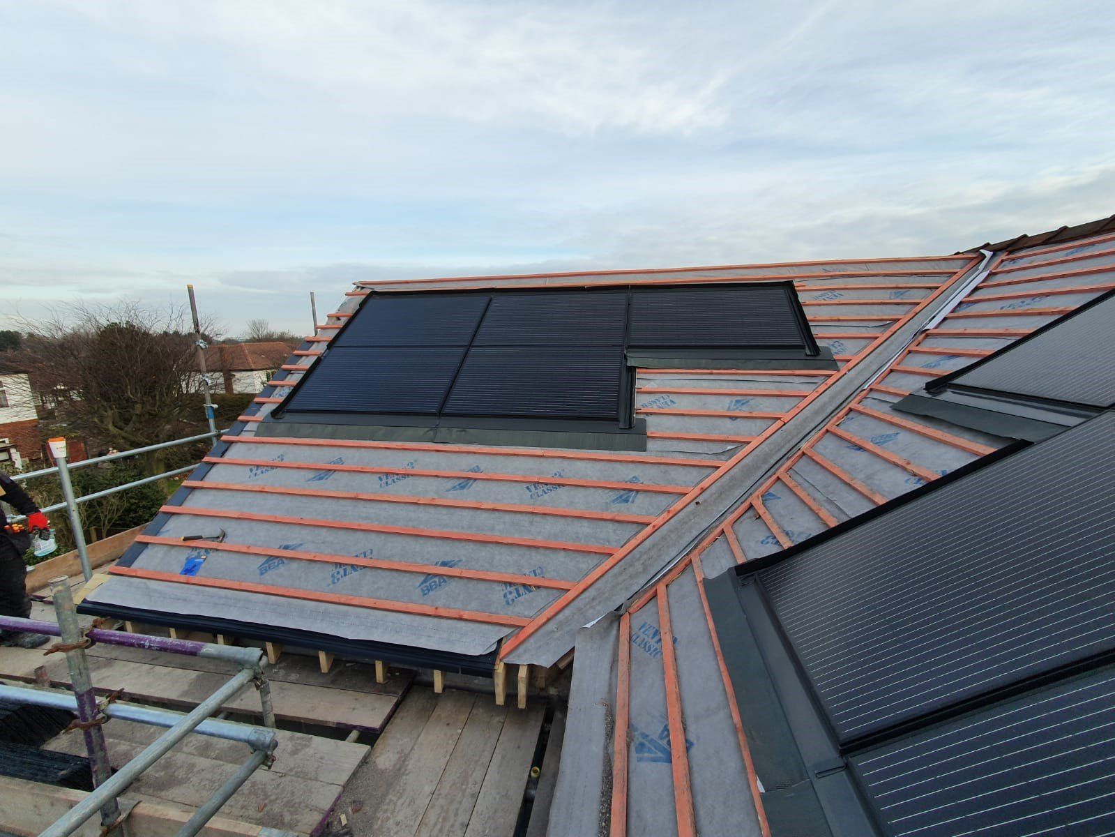 viridian in roof solar system