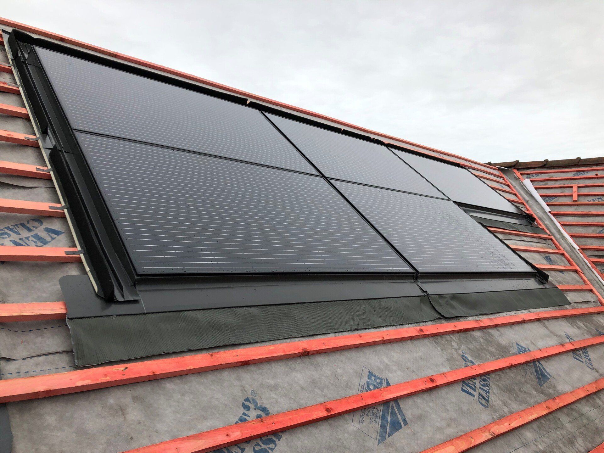 viridian in roof solar installation marley 
