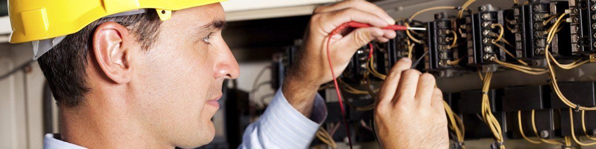 One of our electricians providing electrical repair in Geraldton