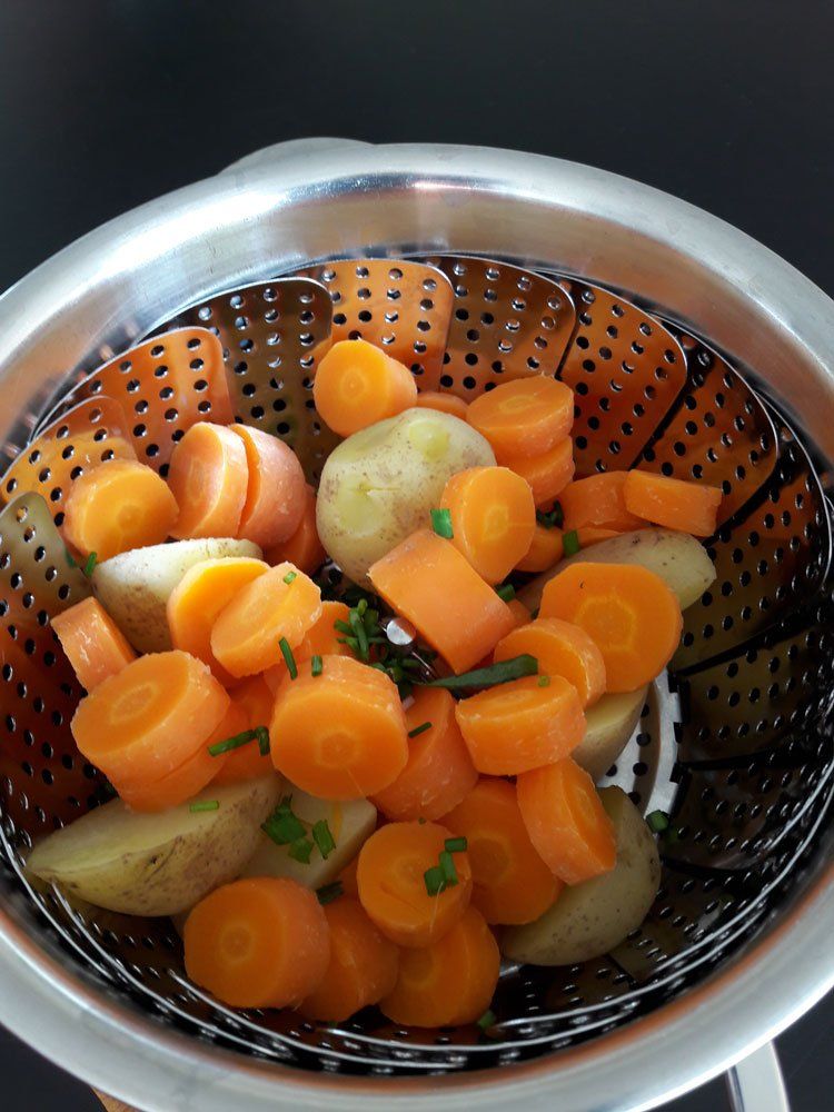 wortels en aardappel