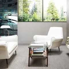 Tiling in living room