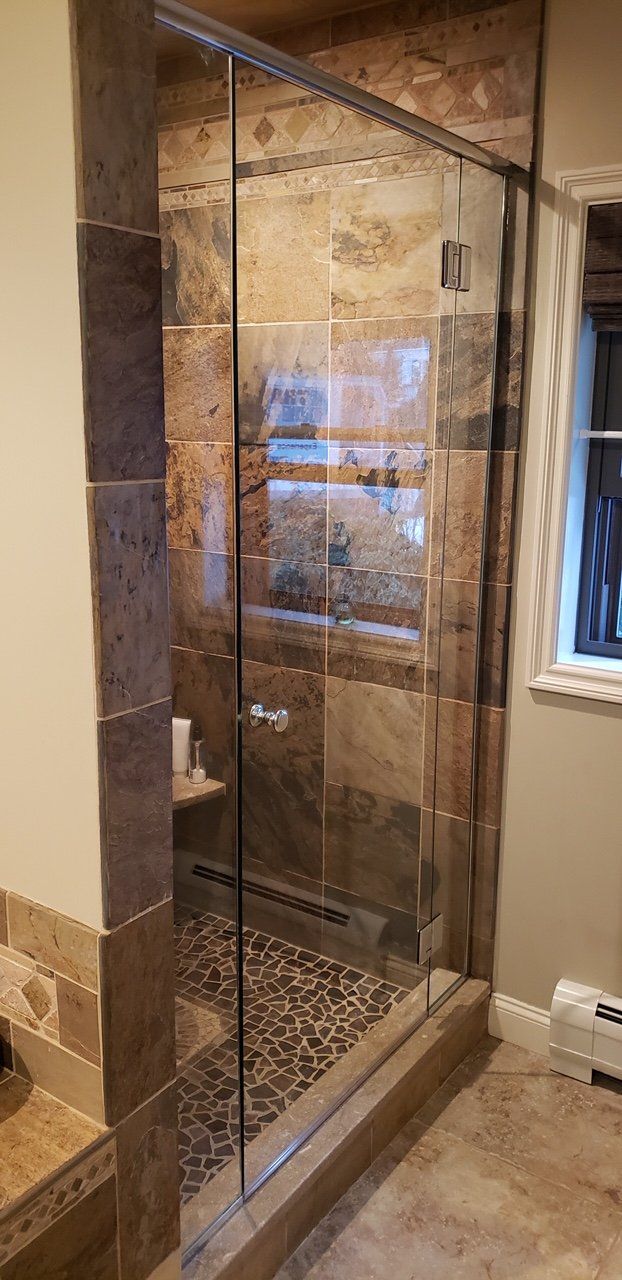 after shower door replacement