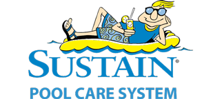 Sustain pool care logo