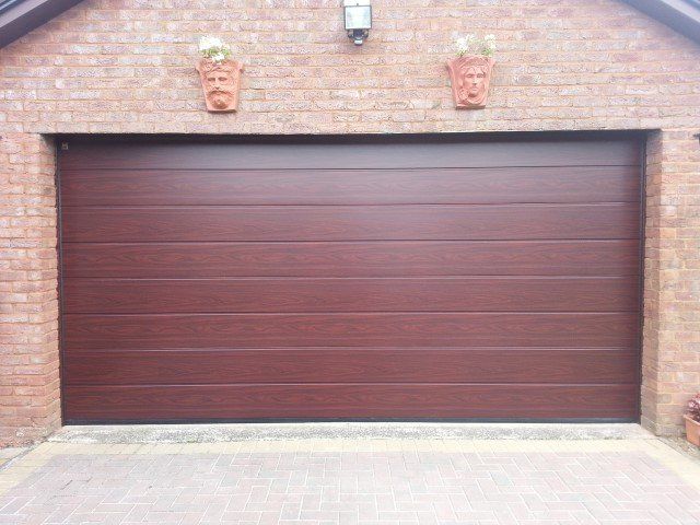 Real wood garage doors