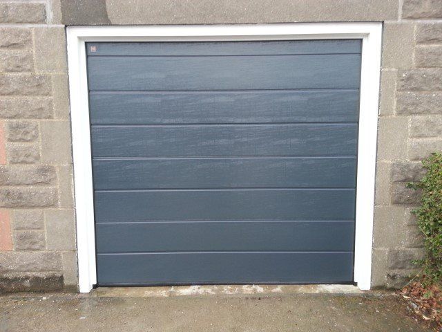 Aluminium sectional overhead garage door