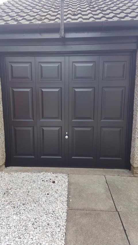 Basic two car automatic garage door