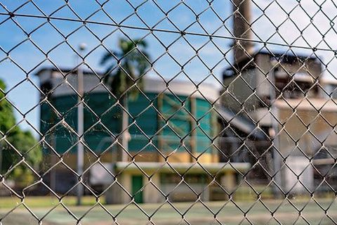 Old Chain Link Fence