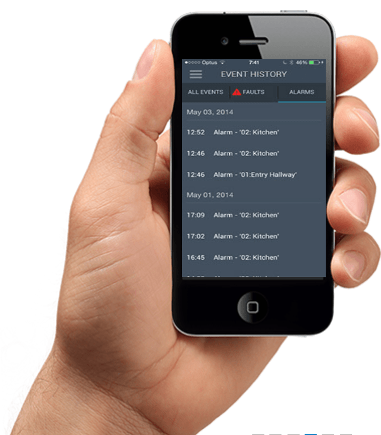 irisco app - events