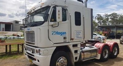 Semi Trailer — Commercial Plumbing in Taree, NSW Semi Trailer — Commercial Plumbing in Taree, NSW