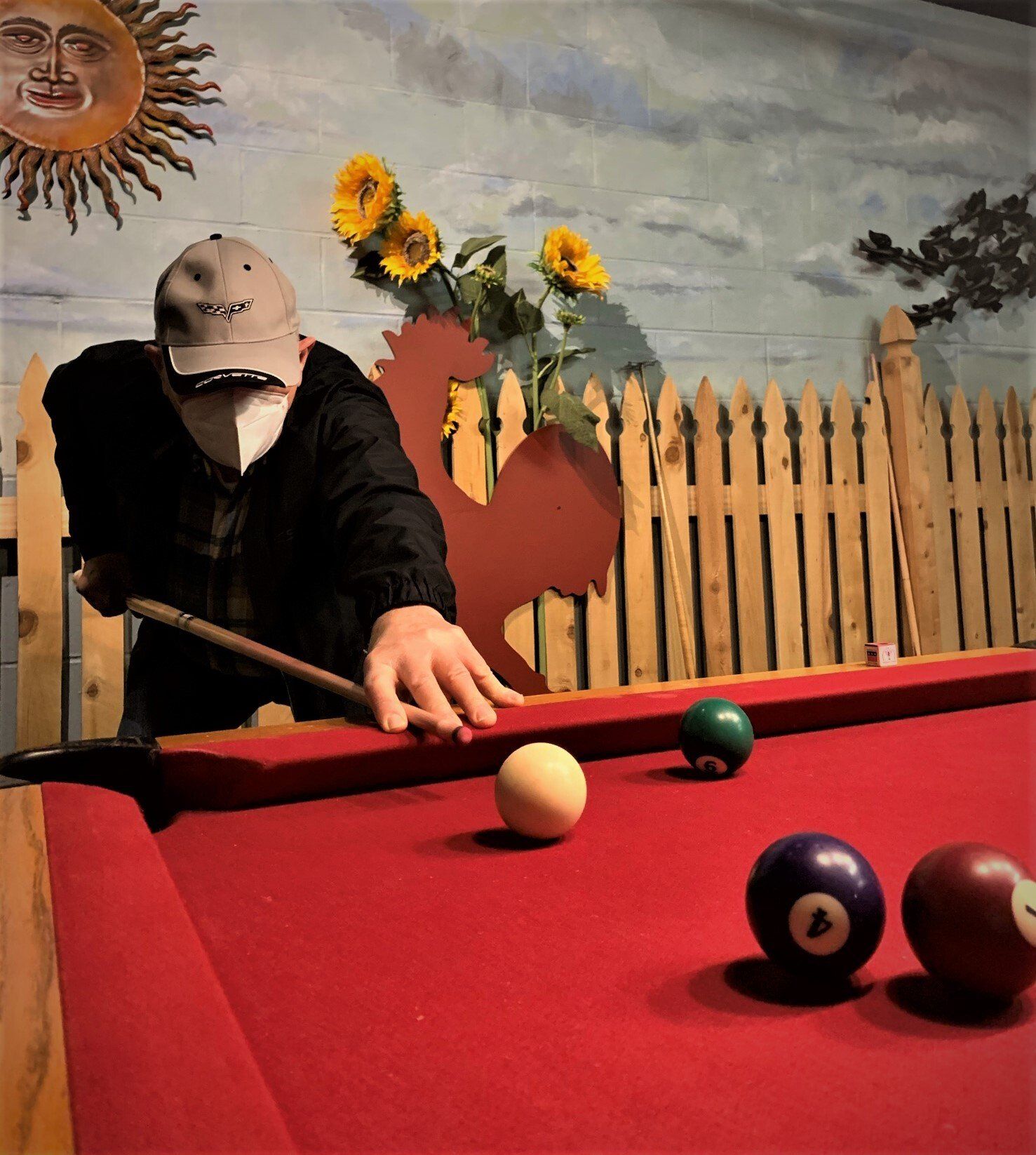 Senior Male Playing Pool