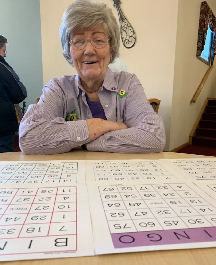 senior living apartments facility, seniors socializing  10