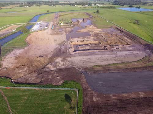 high view of project