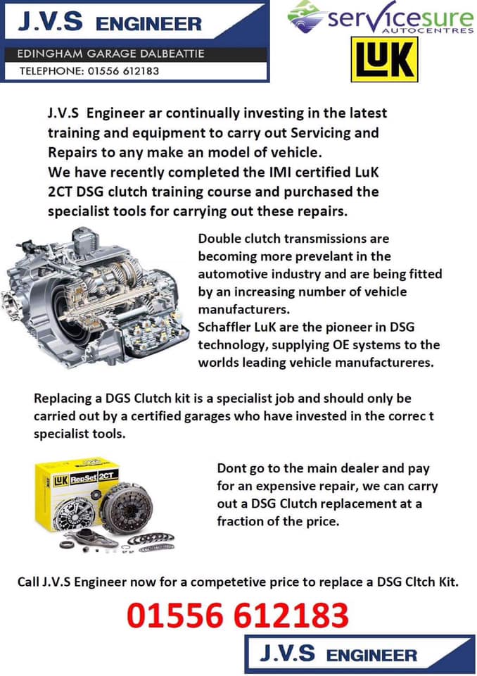 Double clutch transmission replacement by JVS Engineer, Dalbeattie