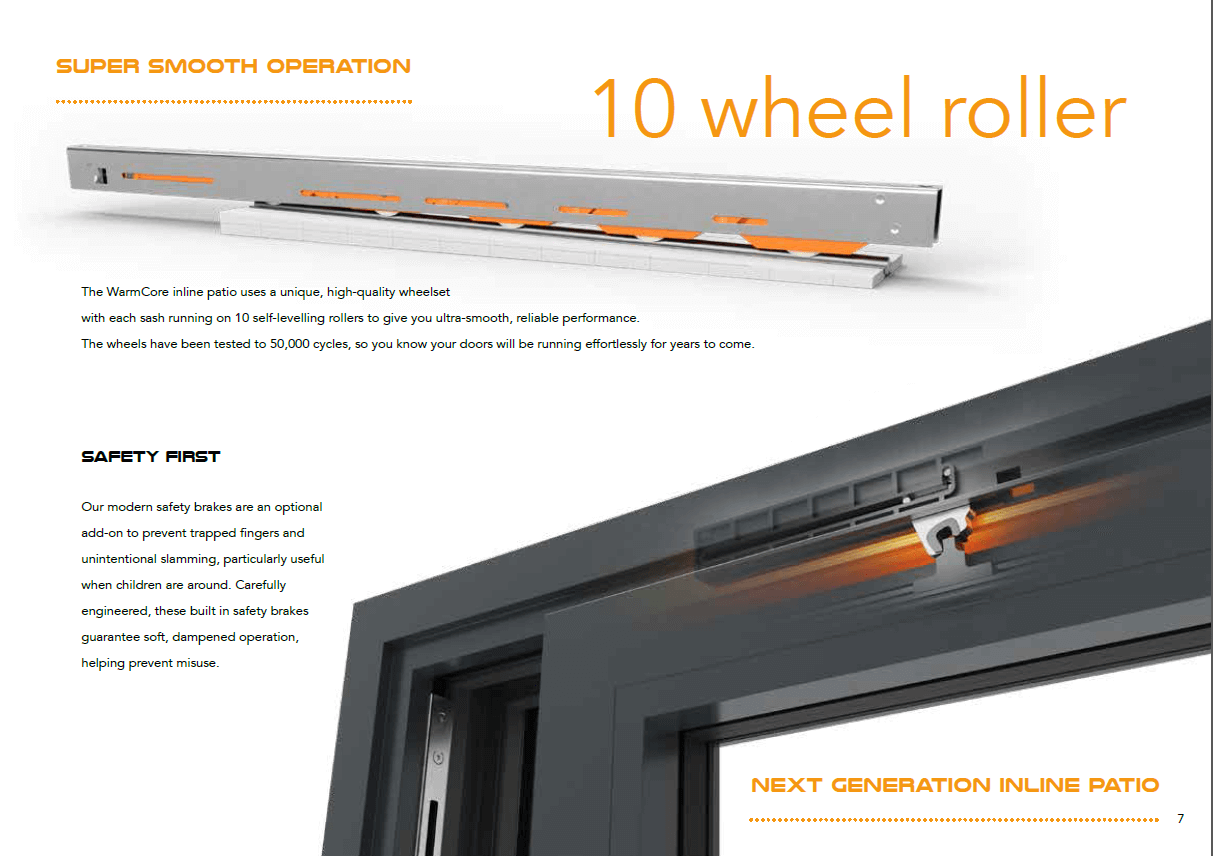 Warmcore inline patio door 7