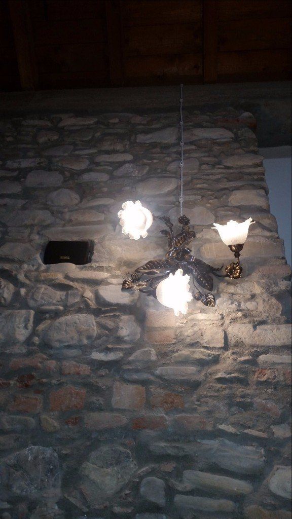 Impianto Elettrico in Treccia di Seta e Ceramica