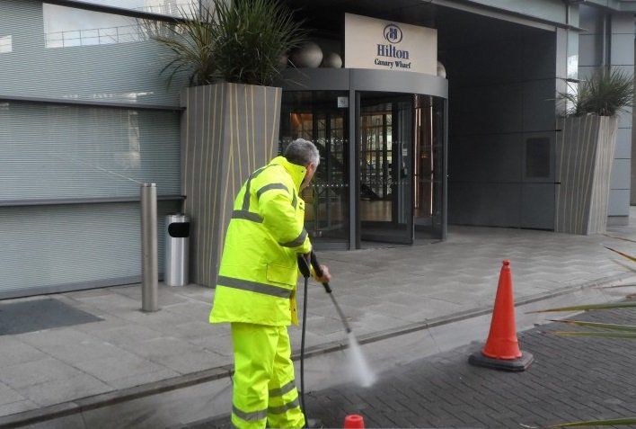 Steam Clean Concrete